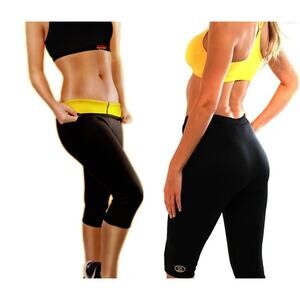 Hot Shapers Neotex Capri Sweat Pants | Model Size M Great Condition